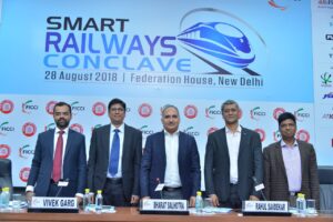 Founder, Mr. G.S. Rao attended and delivered a speech at the Smart Railways Conclave