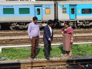 L2M Rail MD explaining the system to railways officials [23 may 2019]