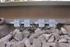 Sensor mount on the rail